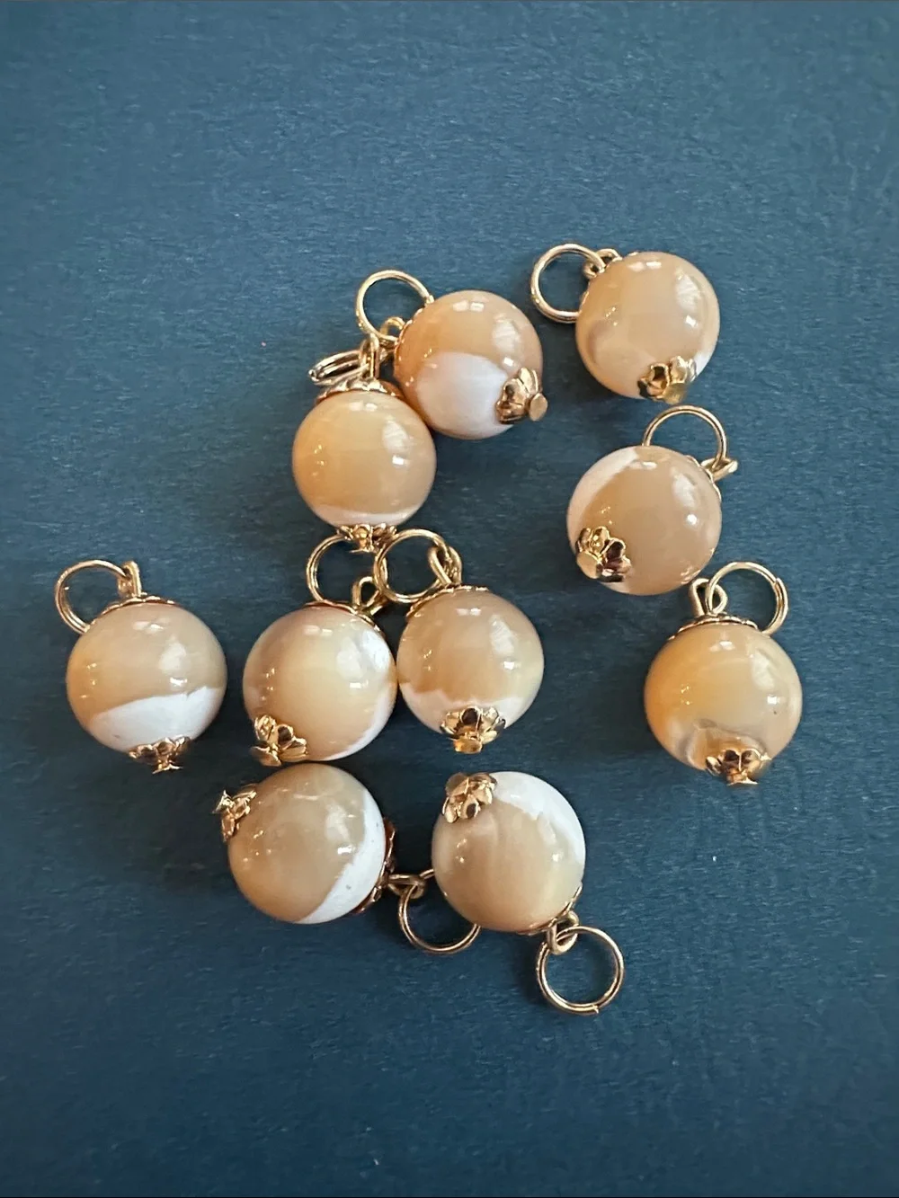 Vintage 10 Pieces of Gemstone Earrings Bundle